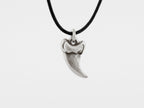 Small Bear Claw Pendant in Sterling Silver