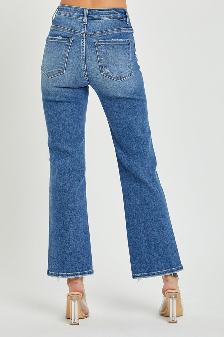 High Rise Straight Jeans