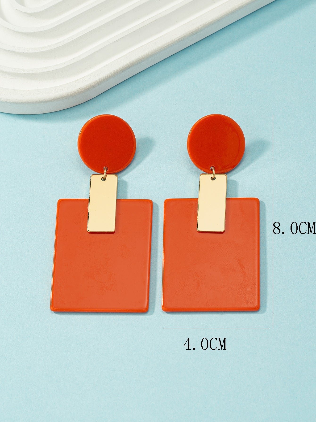 Sparkled in Gold Glam Drop Earrings