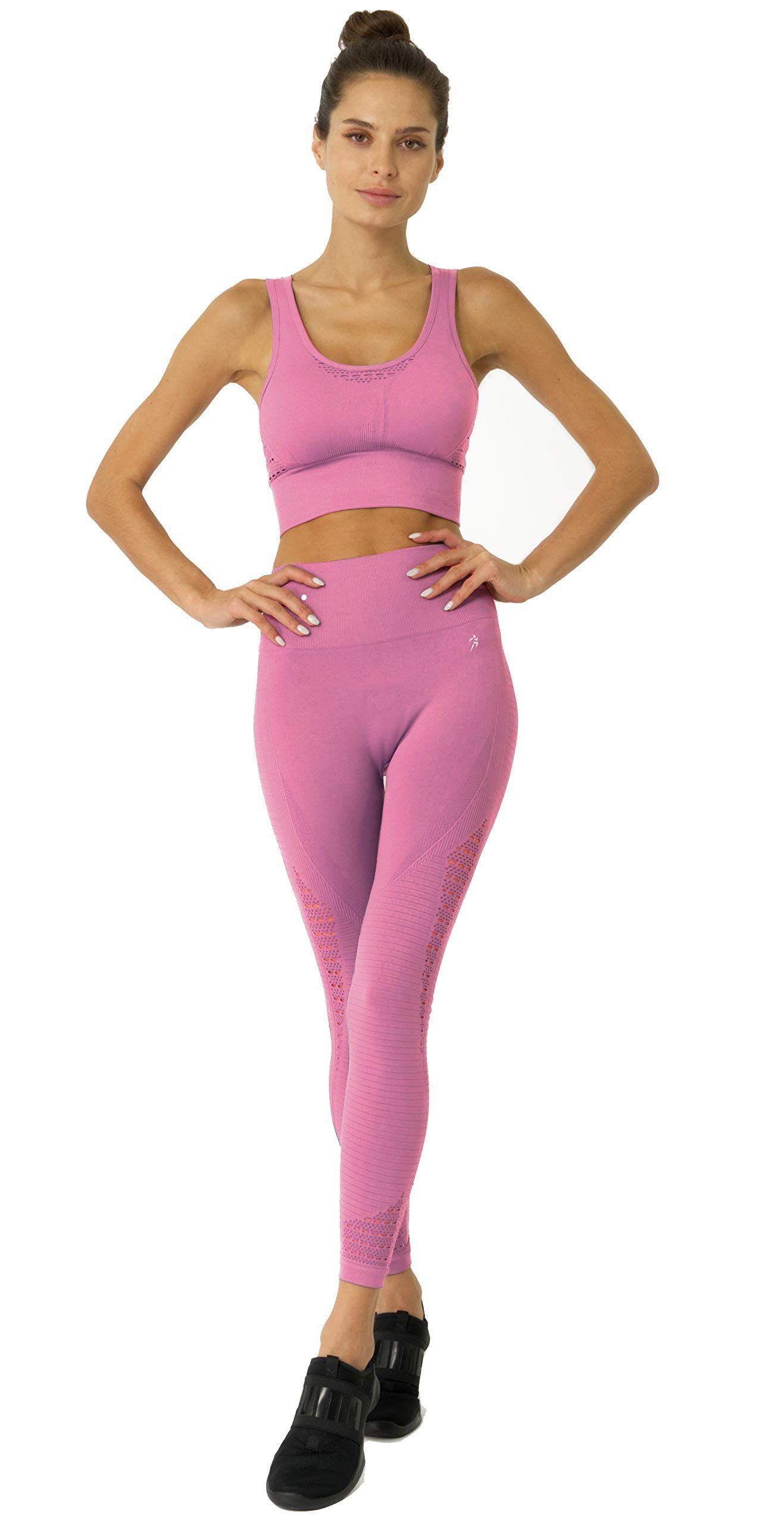 Mesh Seamless Set Pink