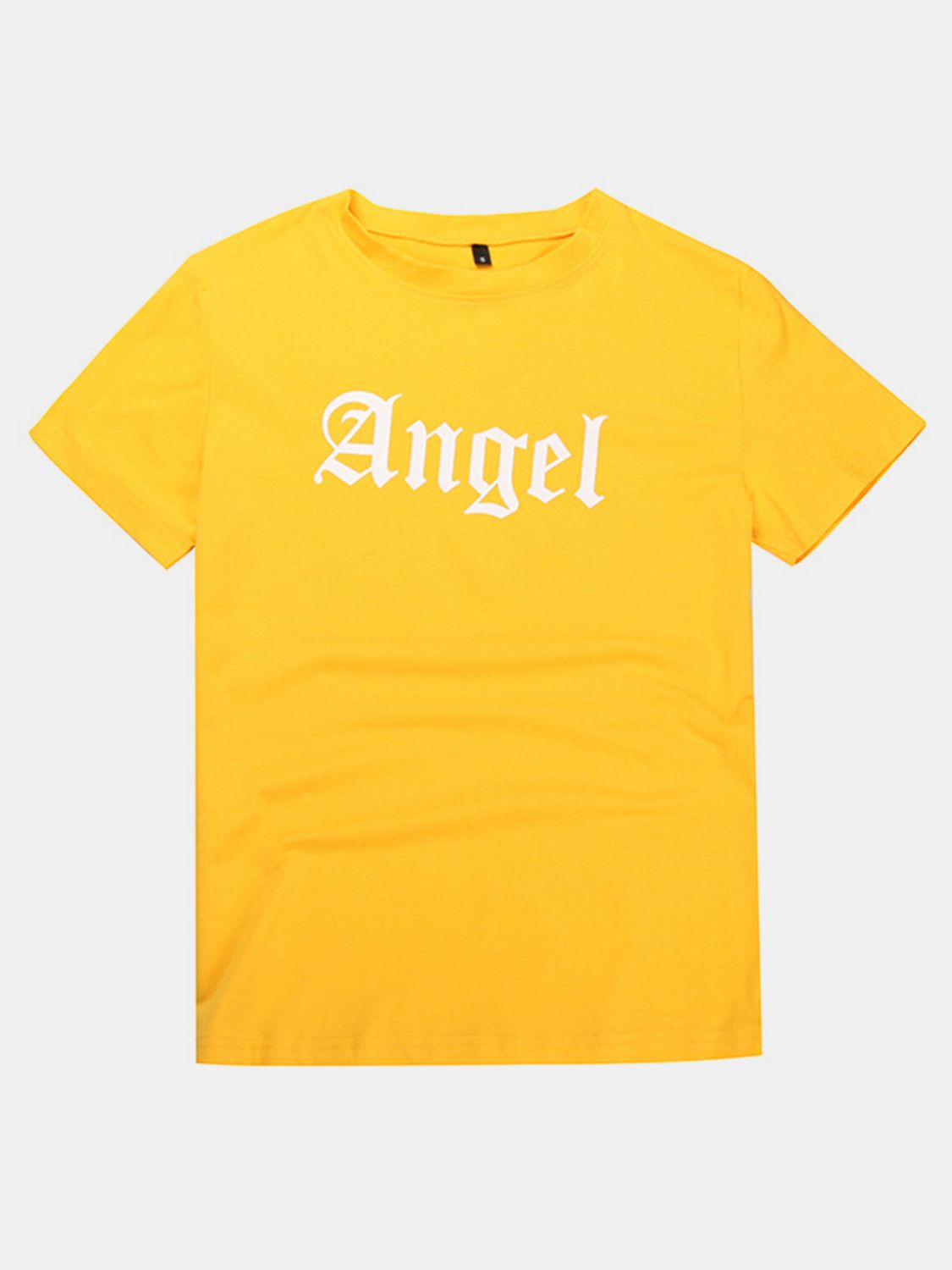 Angel Round Neck Short Sleeve T-Shirt
