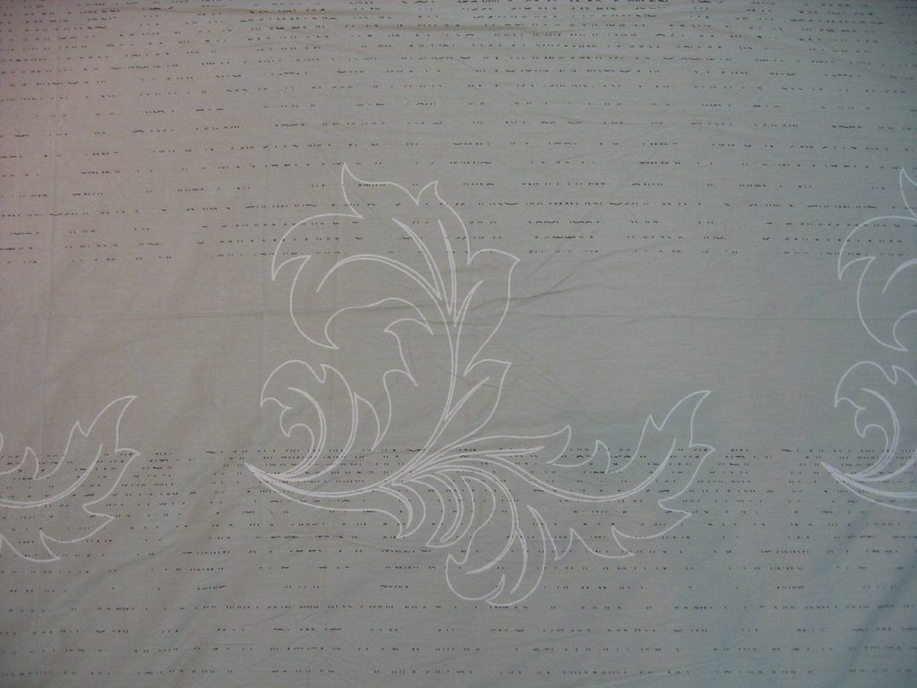 Jacquard Paisley Floral Leaves Flat Sheet & Pillow Cases Set Twin