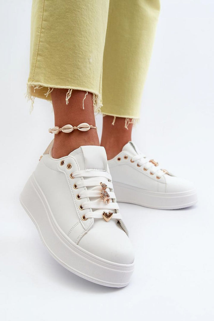 Platform Sneakers in White