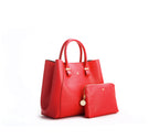 Jane Red Vegan Leather Satchel