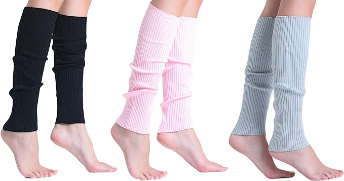 Leg Warmers for Women (3 Pairs)