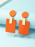 Sparkled in Gold Glam Drop Earrings