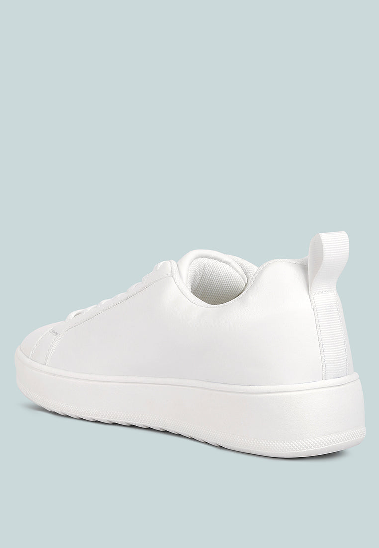 Rouxy Faux Leather Sneakers