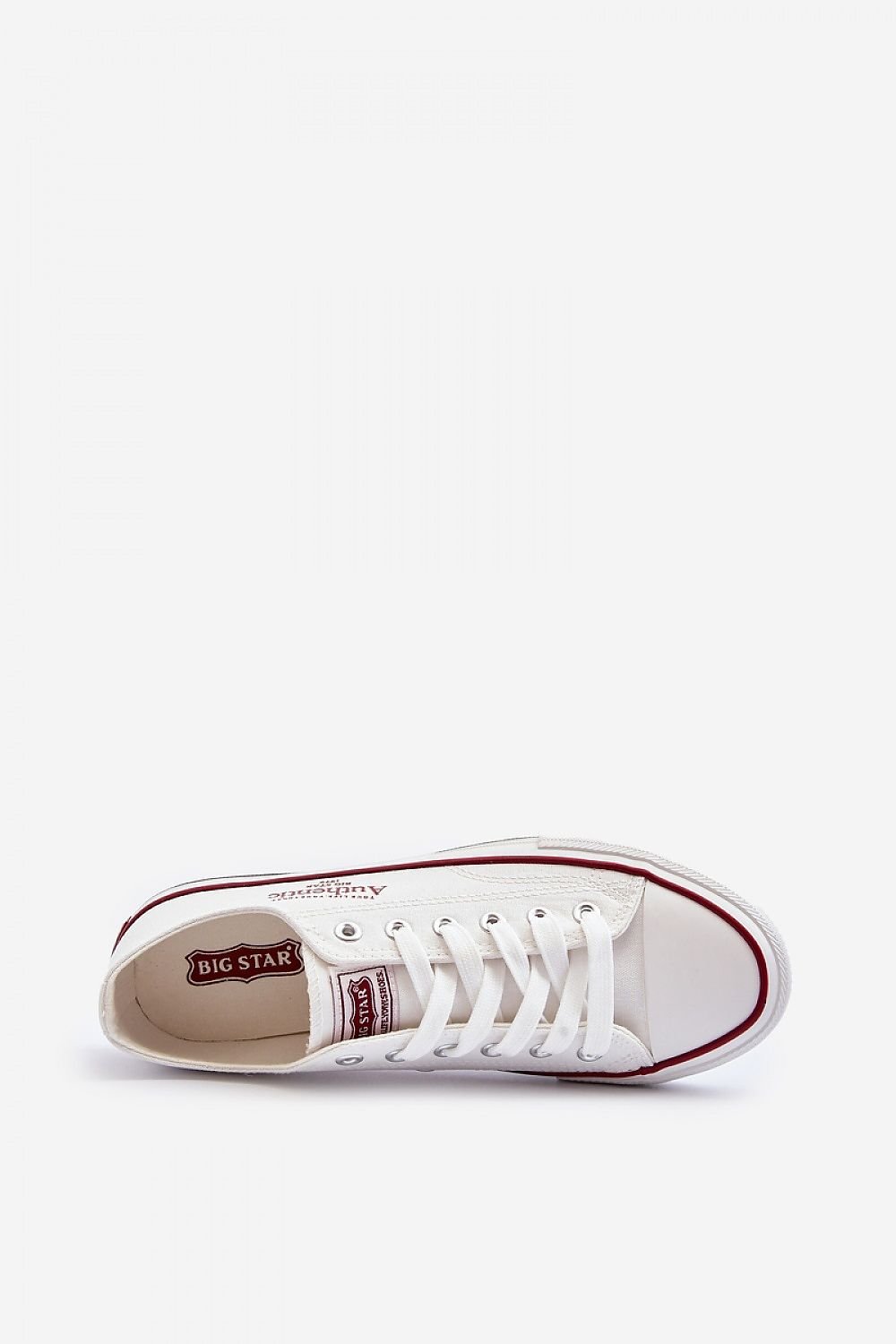 Laced Canvas Shoes White