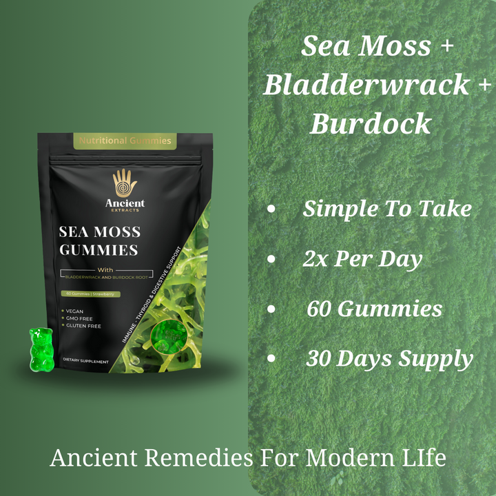 Organic Sea Moss Gummies Apple Flavour