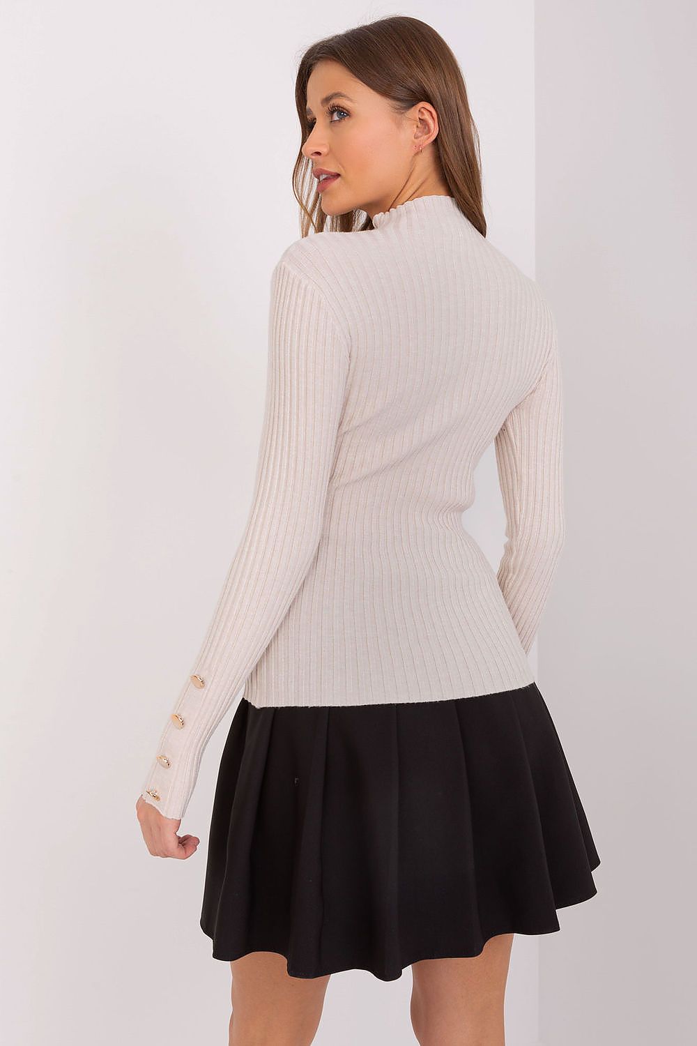 Factory Price Knitted Jumper Ivory