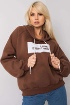 Love Everything Hoodie Brown