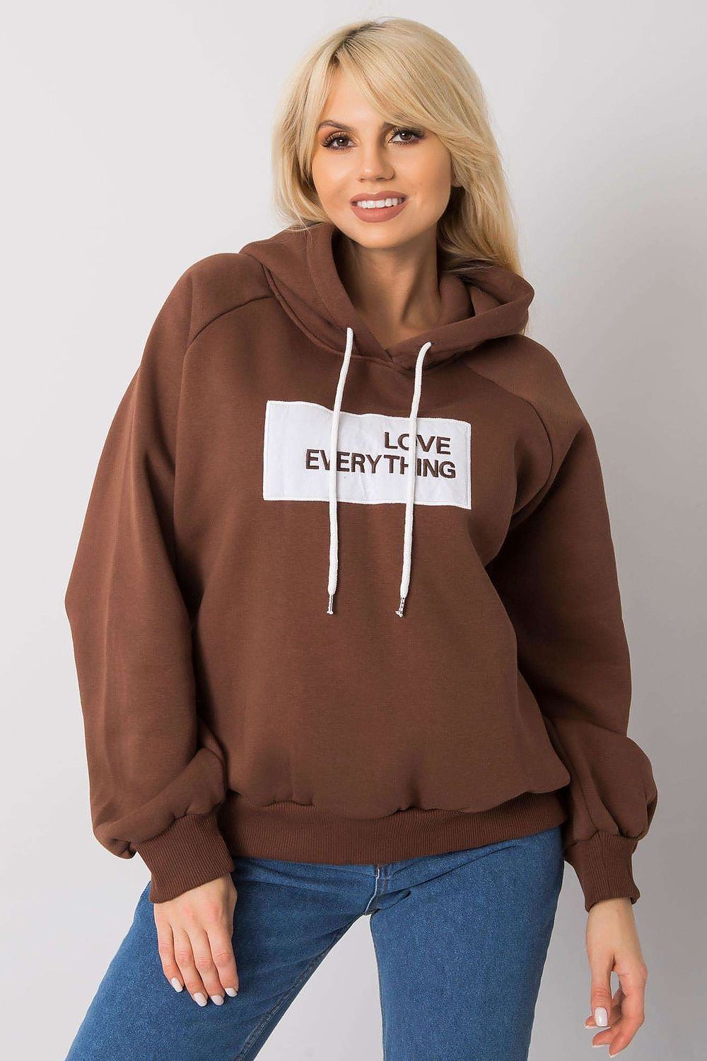 Love Everything Hoodie Brown