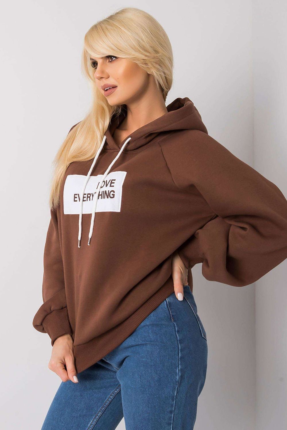 Love Everything Hoodie Brown