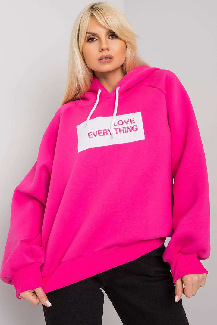 Love Everything Hoodie Pink