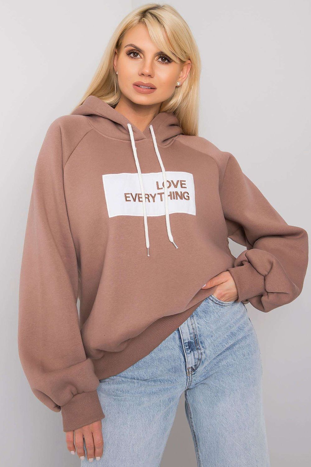 Love Everything Hoodie Brown