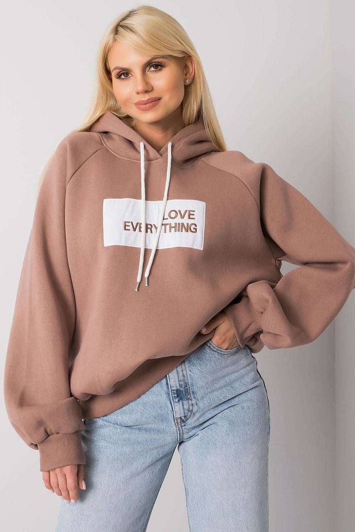 Love Everything Hoodie Brown