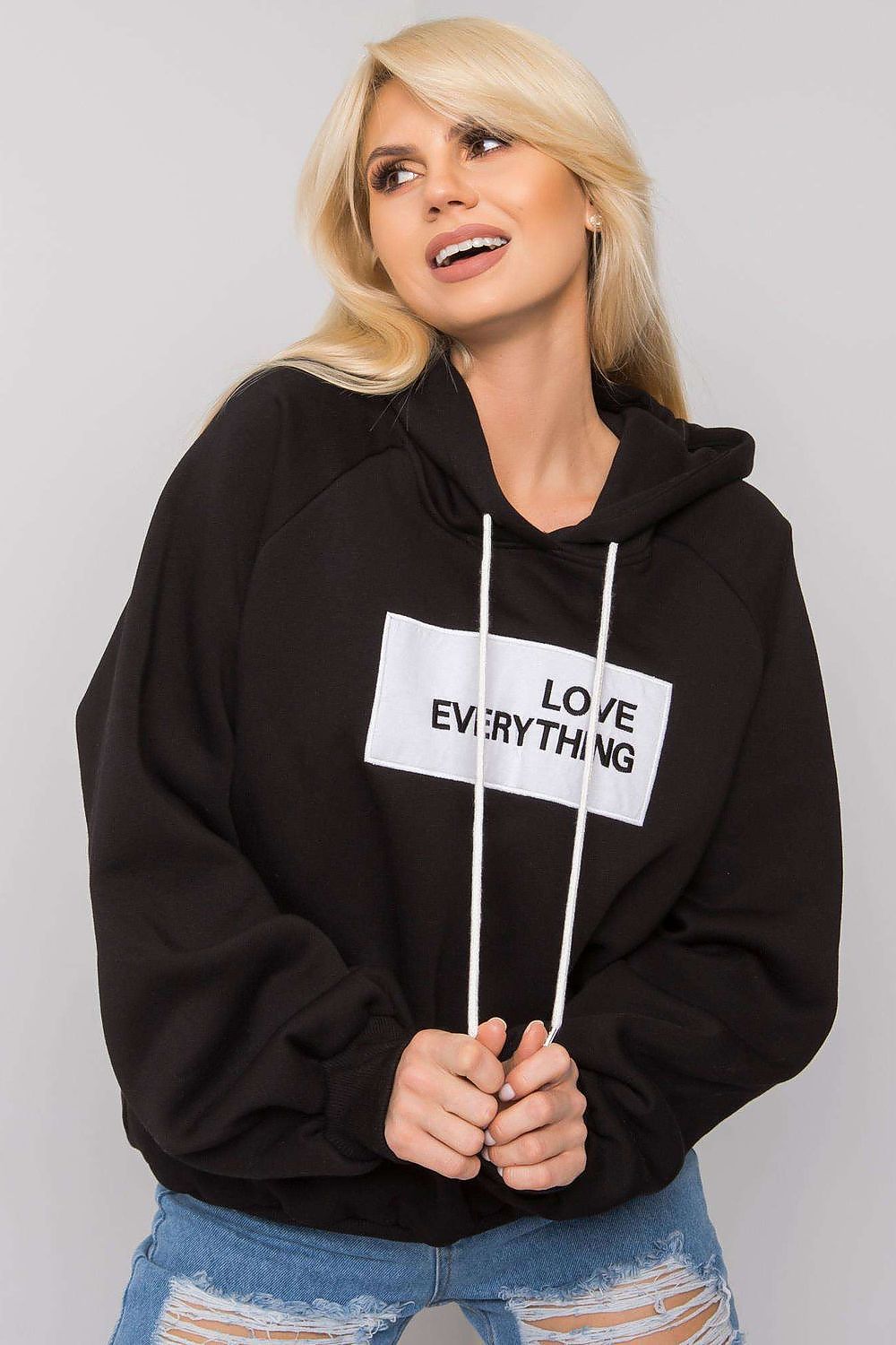 Love Everything Hoodie Black