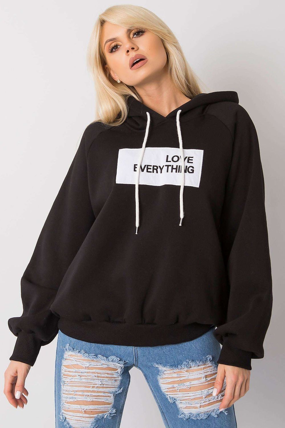 Love Everything Hoodie Black