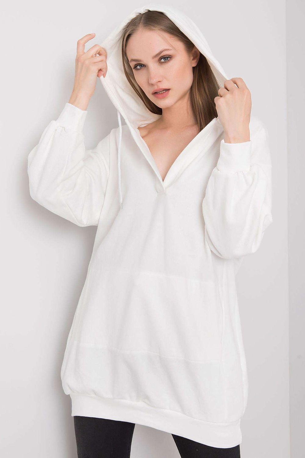 Ex Moda Oversized Hoodie White