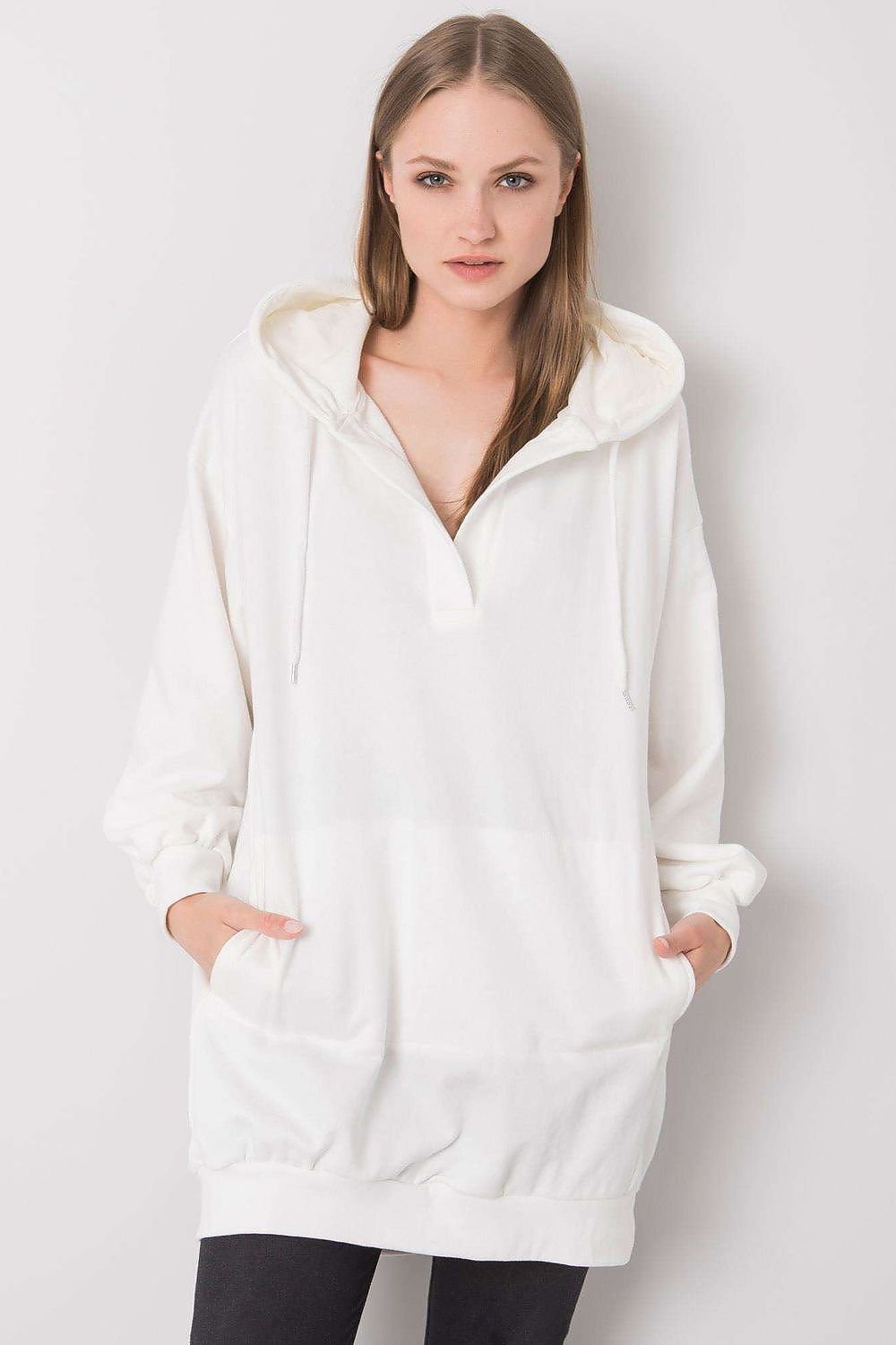 Ex Moda Oversized Hoodie White