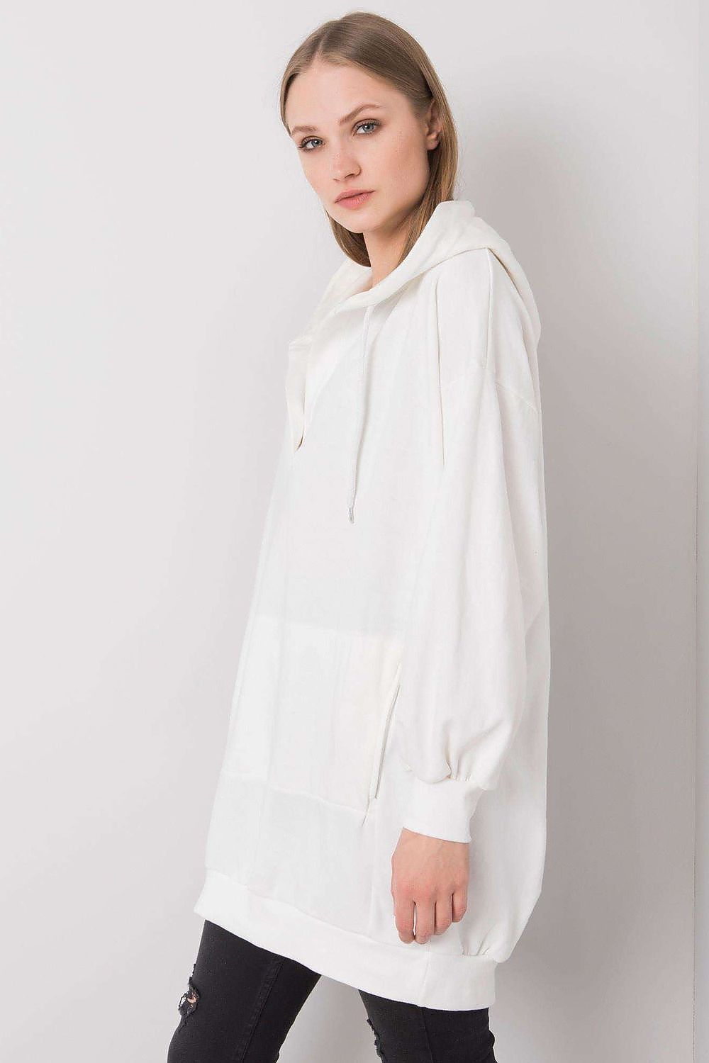 Ex Moda Oversized Hoodie White