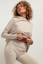 Tessita Sporty Hoodie Beige
