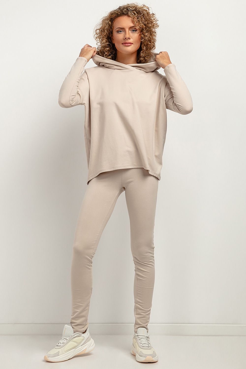 Tessita Sporty Hoodie Beige
