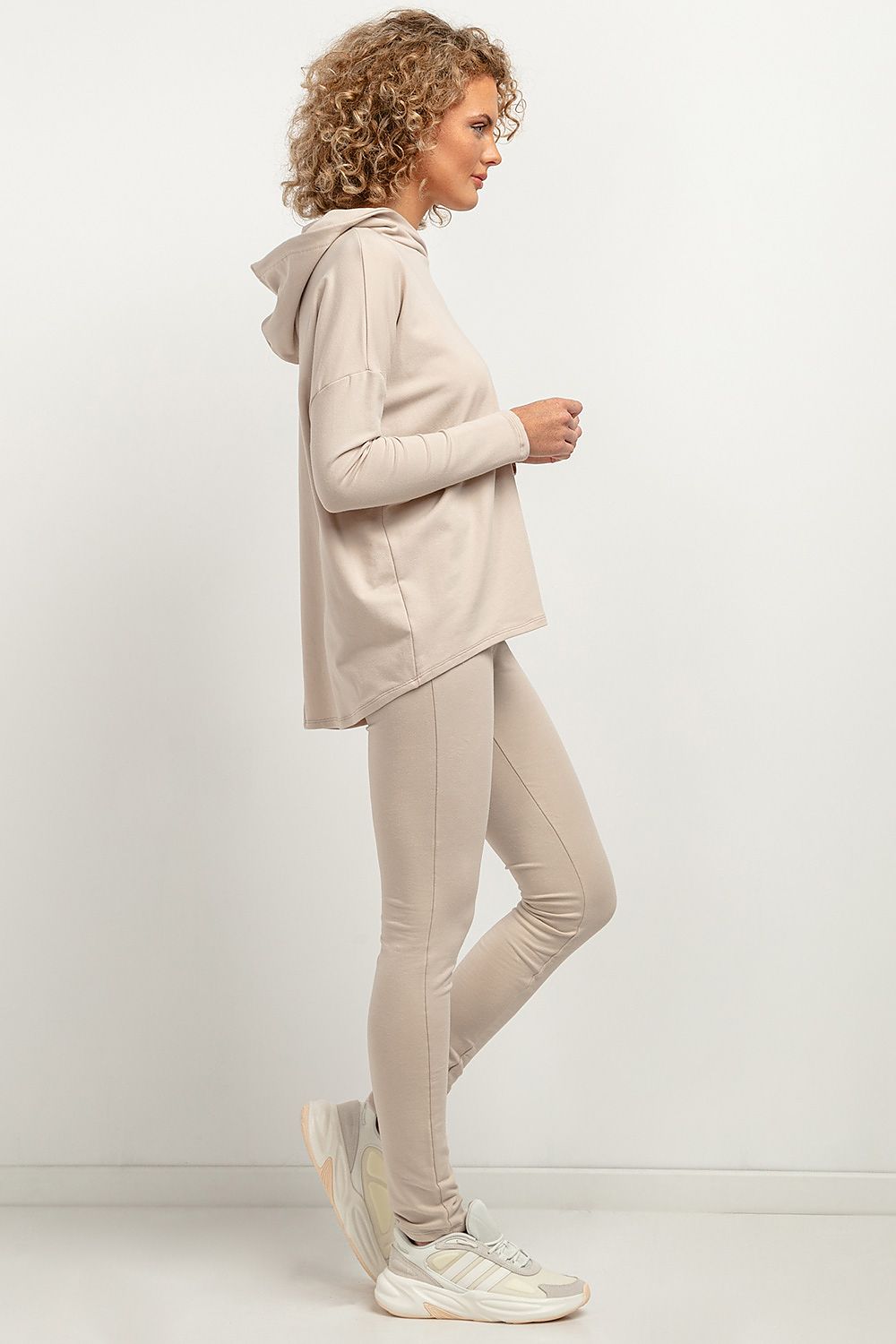 Tessita Sporty Hoodie Beige