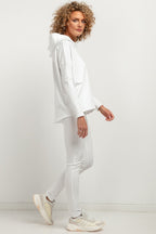 Tessita Sporty Hoodie White