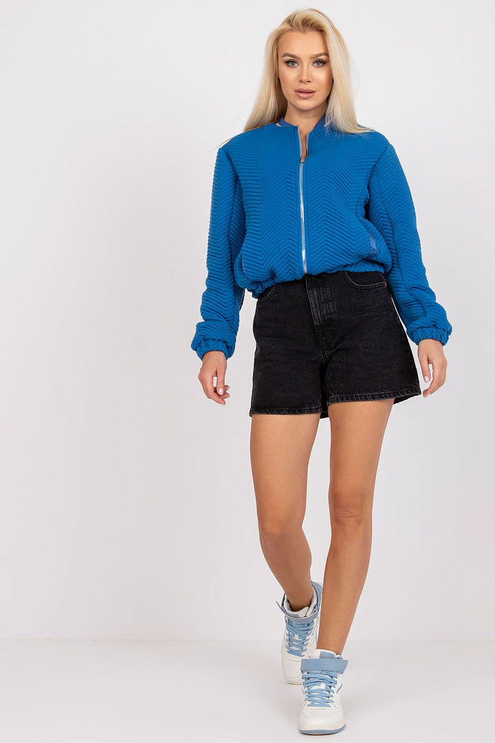 Rue Paris Bomber Jacket Royal Blue