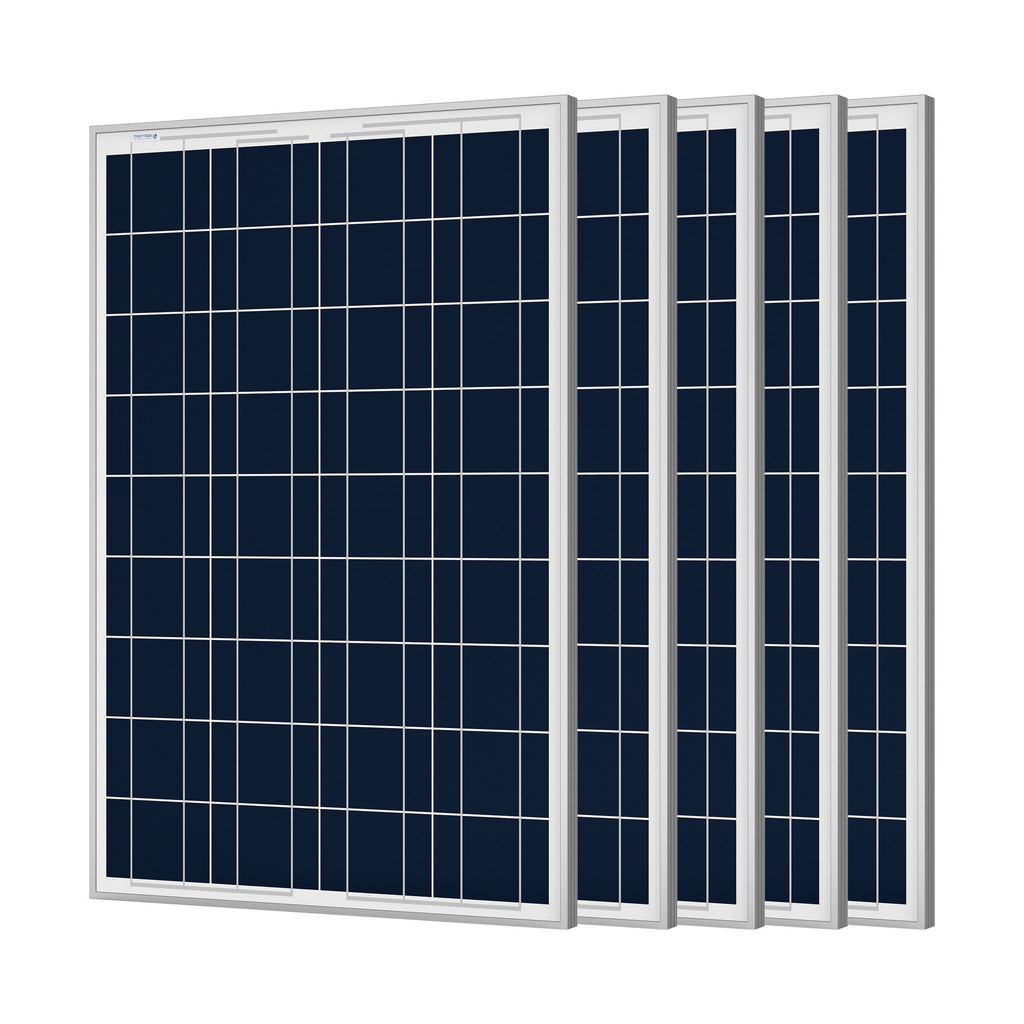 100W Polycrystalline Solar Panel For 12V Battery Charging