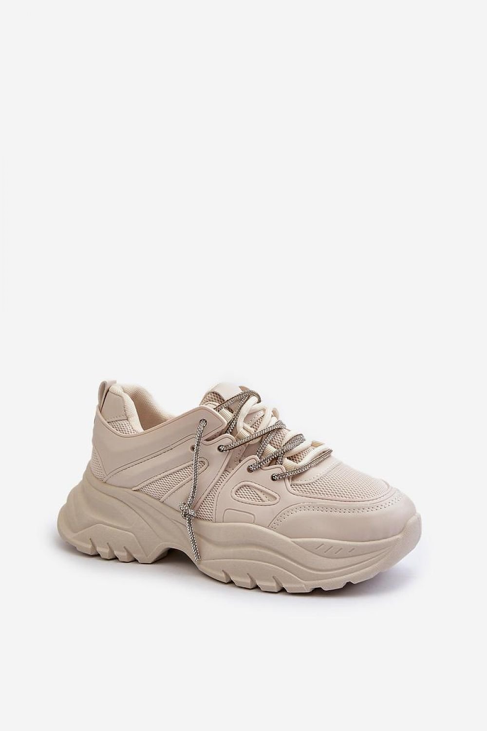 Platform Sport Shoes Beige