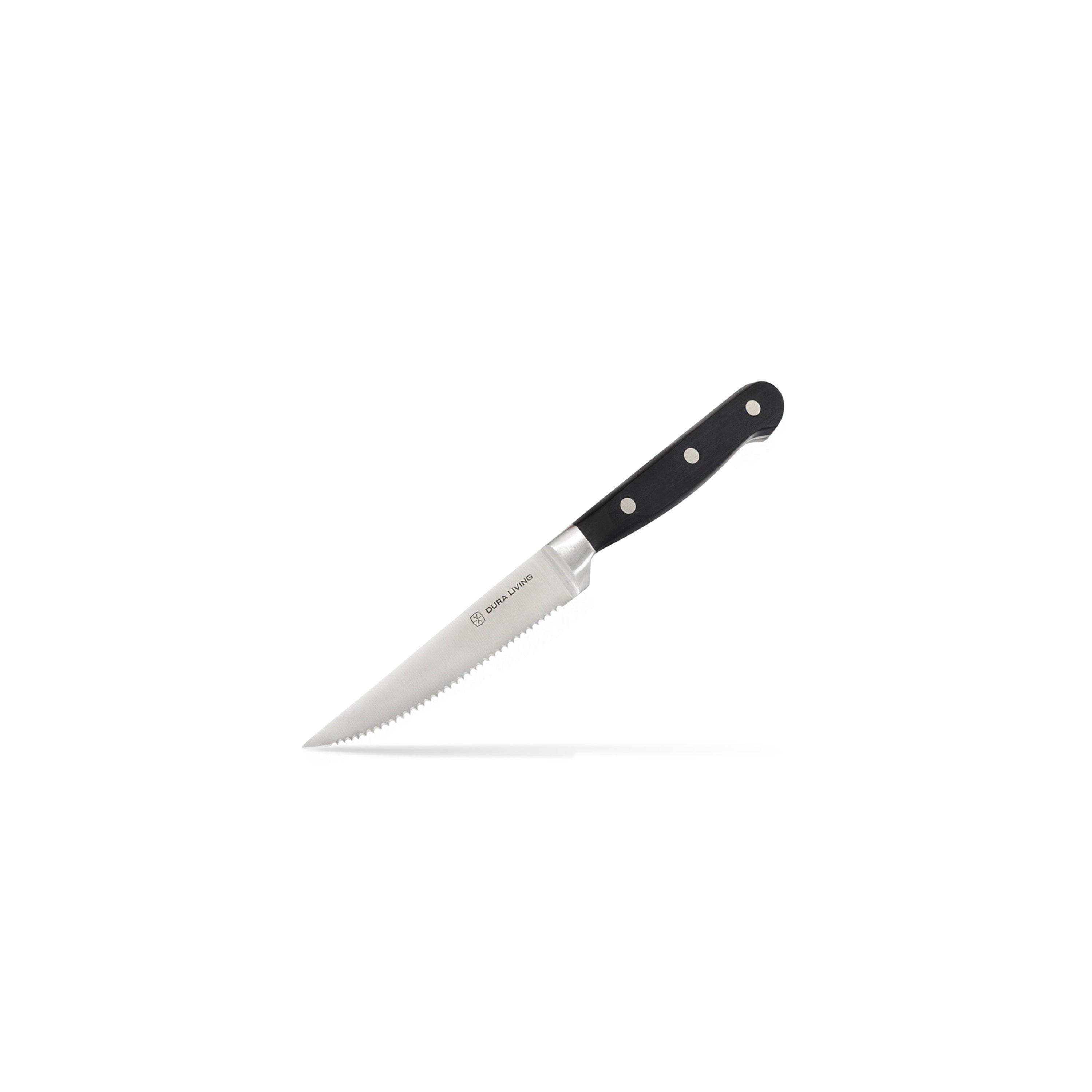 Superior Set of 8 Steak Knives | Black