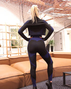 Trois Seamless Legging Black/Navy