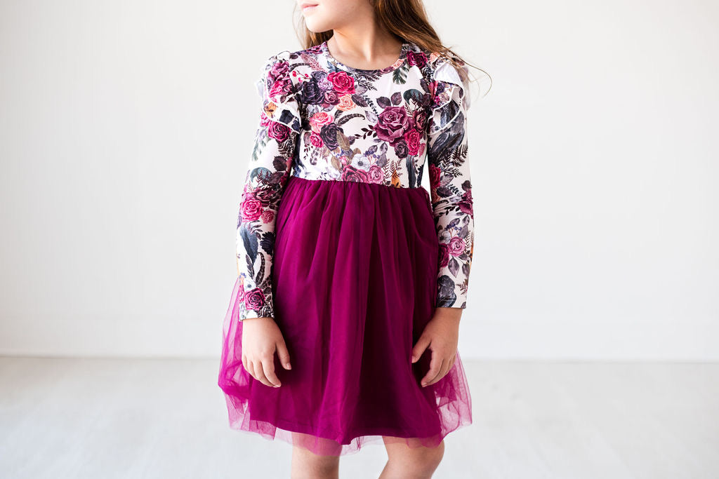 Long Sleeve Tulle Dress Crows N'Roses