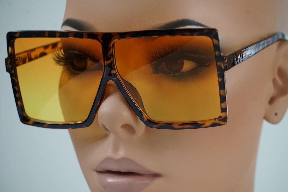 The Square Biz Tortoise Sunglasses