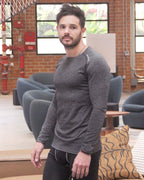 Adrian Men's Long Sleeve Shirt Black