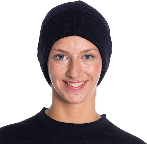 Acrylic Beanies for Women Soft Warm Knitted Winter Beanie Hat