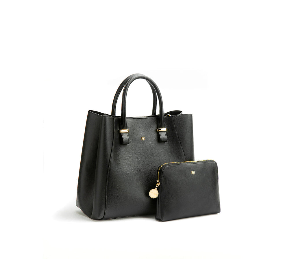 Jane Black Vegan Leather Satchel
