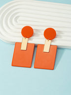 Sparkled in Gold Glam Drop Earrings