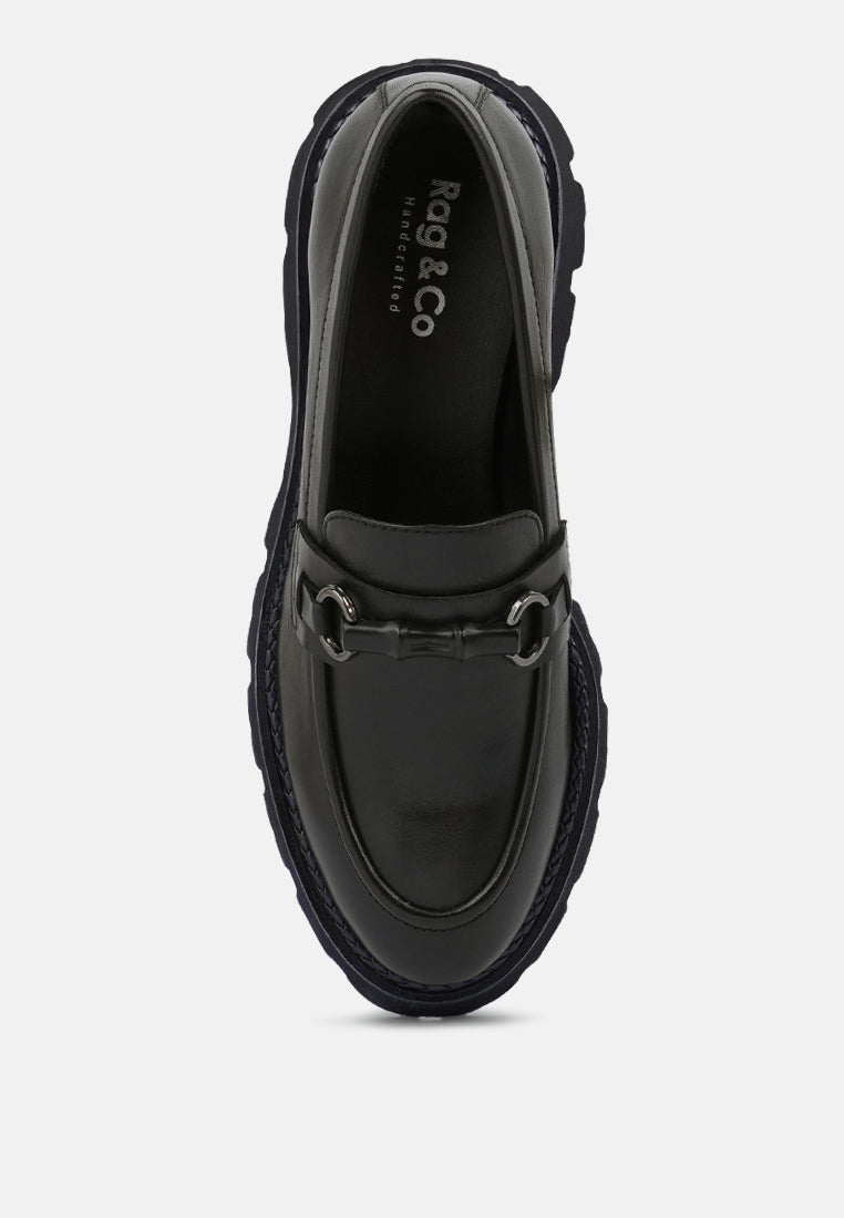 Cheviot Chunky Leather Loafers