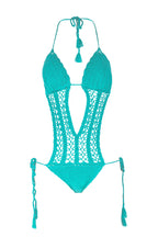 La Turquesa Ecru Hand-Crocheted Playsuits