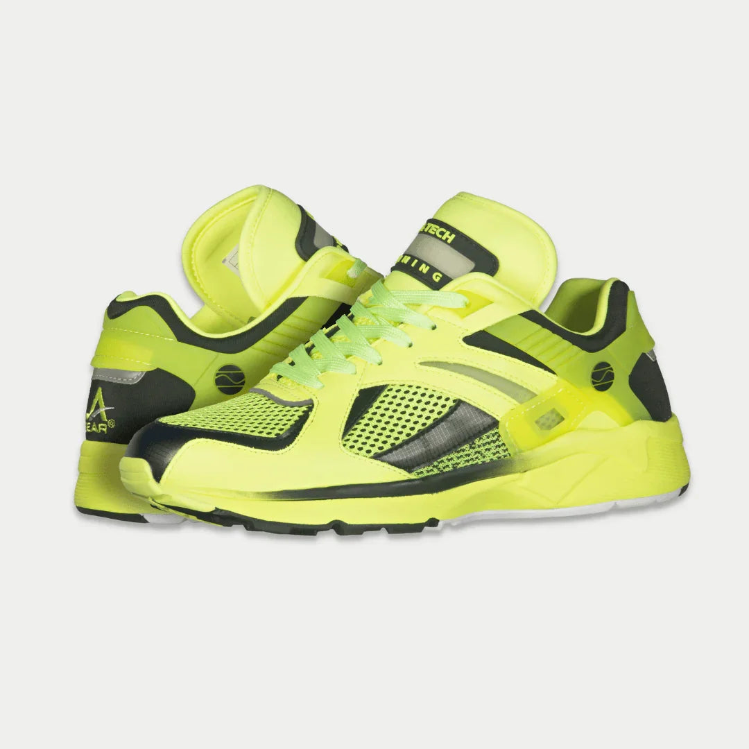LA Gear Men's Catapult Light-Up x Glow Lowtop Sneaker | Neon Yellow x Black