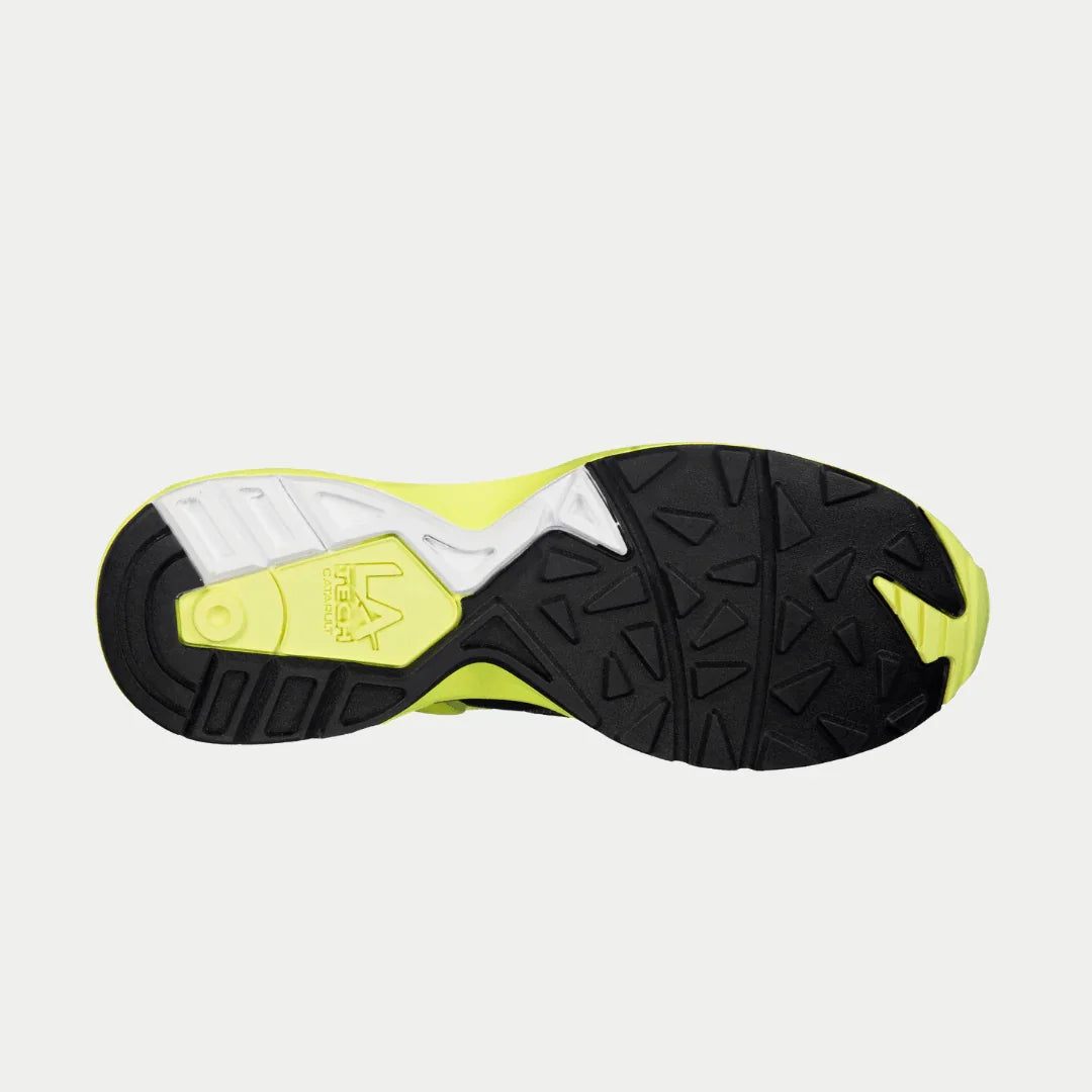 LA Gear Men's Catapult Light-Up x Glow Lowtop Sneaker | Neon Yellow x Black