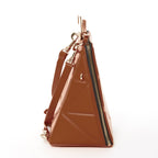 The Heidi Brown Leather Backpack Purse