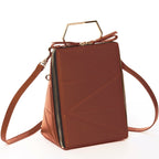 The Heidi Brown Leather Backpack Purse