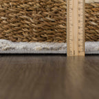 Live Marble Gray & Gold Area Rug