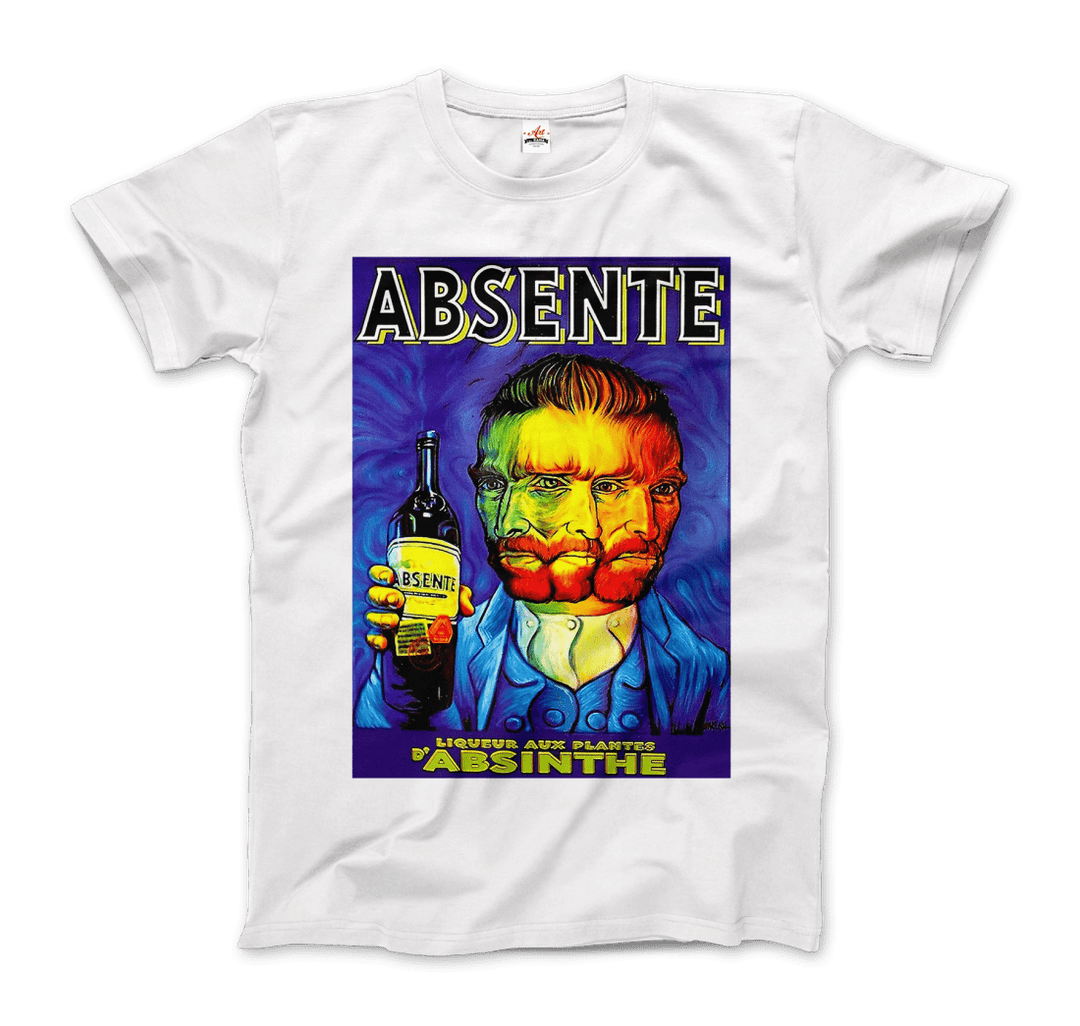 Absente, Vintage Absinthe Liquor Advertisement With Van Gogh T-Shirt