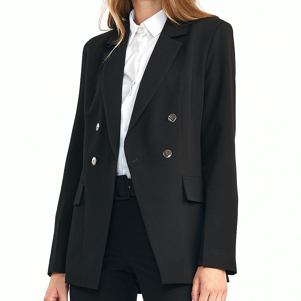 Nife Women's Blazer in Black
