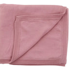 Cotton Cashmere Pink Blanket